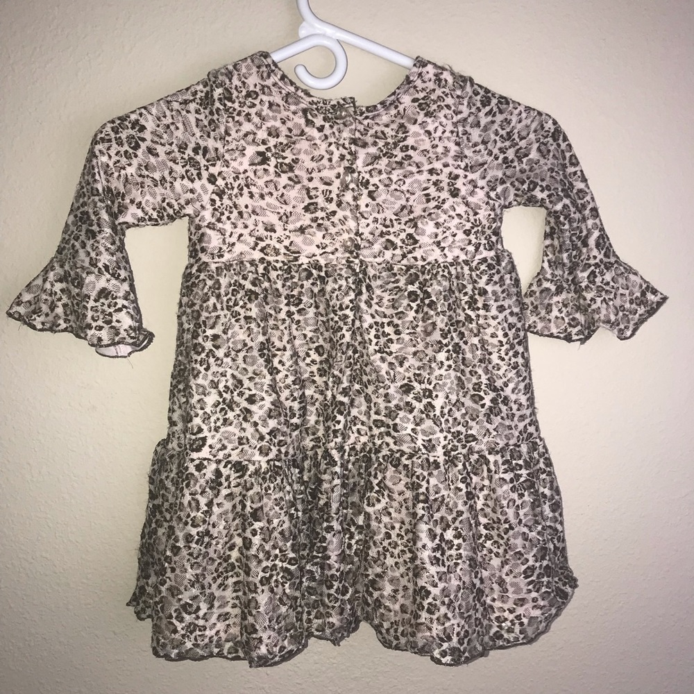 Marmellata Long Sleeves animal print dress 4T E88 - Picture 3 of 5